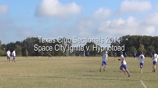 Sectionals 2014 SCU Ignite v Hypnotoad
