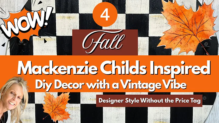 4 *New* Mackenzie-Childs Inspired Fall Diy Decor / Designer on a Budget thumbnail