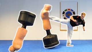 Taekwondo Kicking Power Test | Full BOB vs Empty BOB 