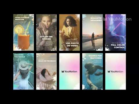 Polished Ink Stories - Flexible Ink Vertical 9:16 Bundle (Ae, Pr)