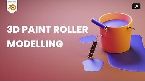 How to make paint roller in blender