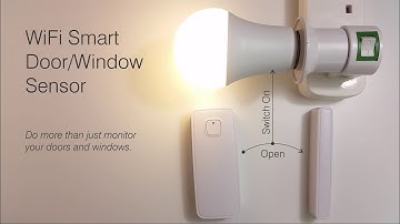 Setup guide of a Wi-Fi Smart Door/Window sensor with the Smart Life or Tuya Smart App
