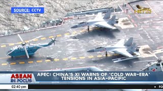 APEC: China's Xi warns of 'Cold War-era' tensions in Asia-Pacific