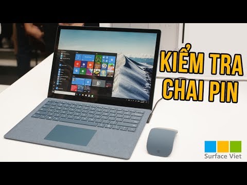 Surface Book - kiểm tra chai pin trên laptop surface như thế nào?