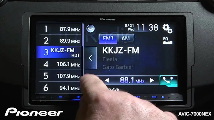 How To - AVIC-7000NEX - Use The HD Radio Tuner