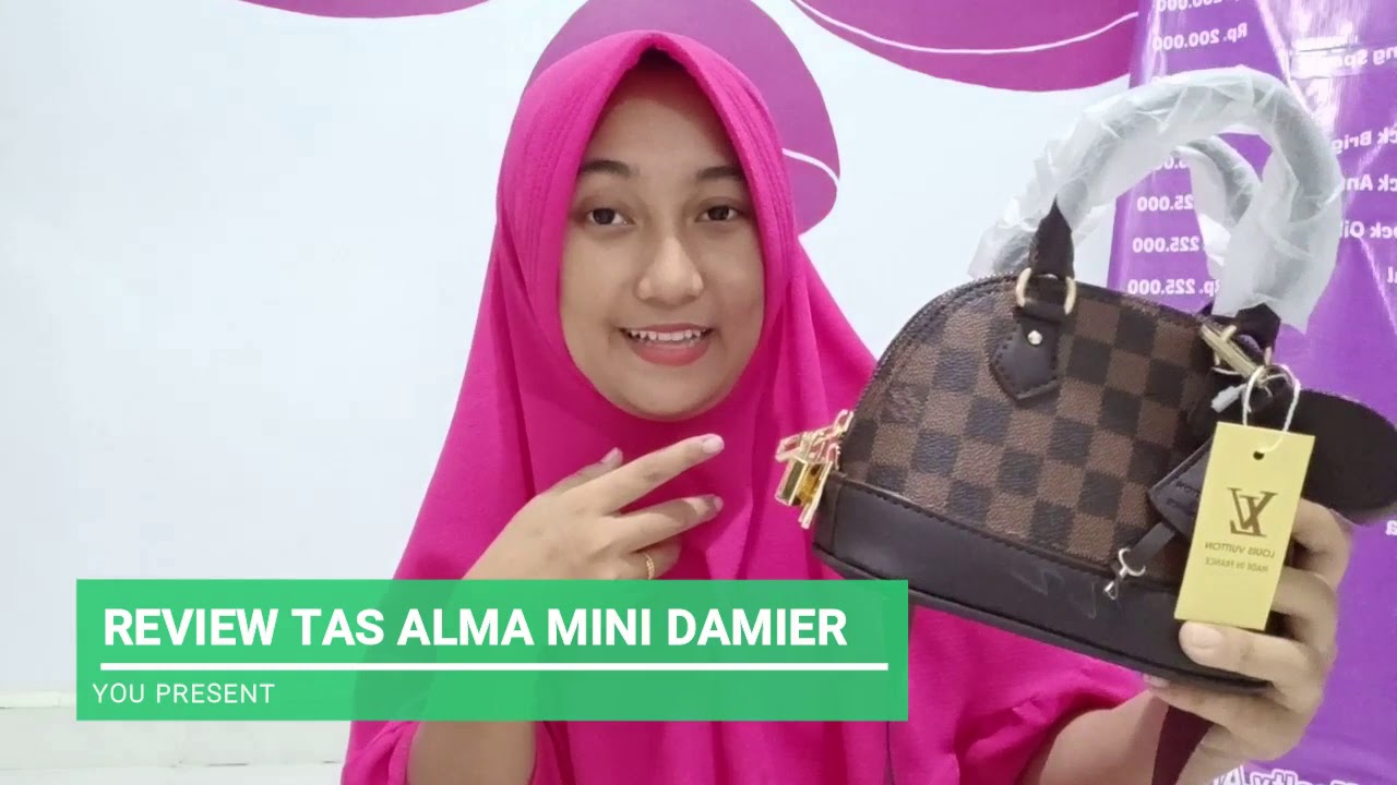 Tas alma mini Damier review - YouTube