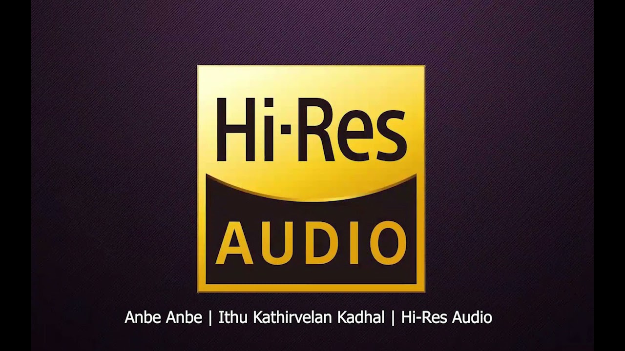 Anbe Anbe  Ithu Kathirvelan Kadhal  Harris Jayaraj  Harish Raghavendra  Harini  Hi Res Audio