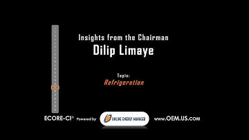 Energy Saving Air Conditioning Efficiency with ECORE CI Topic #17   Refrigeration