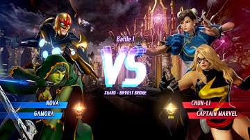 MARVEL VS. CAPCOM: INFINITE Nova,Gamora Alt. Gameplay In Arcade Mode