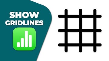 How to show gridlines in Apple Numbers (Spreadsheet) on Mac