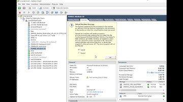 Enhanced vMotion Compatibility preventing you from reverting to VM
