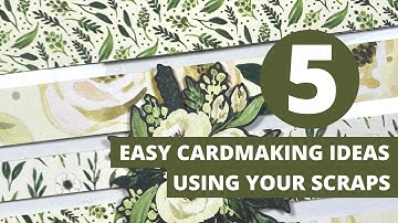 5 EASY WAYS | Using your Paper Scraps! Which one