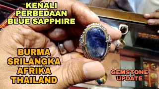 BATU PERMATA NATURAL BLUE SAPPHIRE (blue safir)...harga mulai dari 100ribu/pcs. 