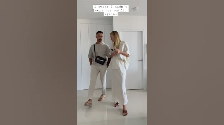 We always wear matching outfits #shorts #couple #lifestyle #fashionweek