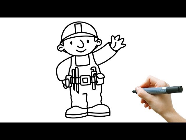 How To Draw Spud the Scare crow from Bob The Builder - Video - YouTube