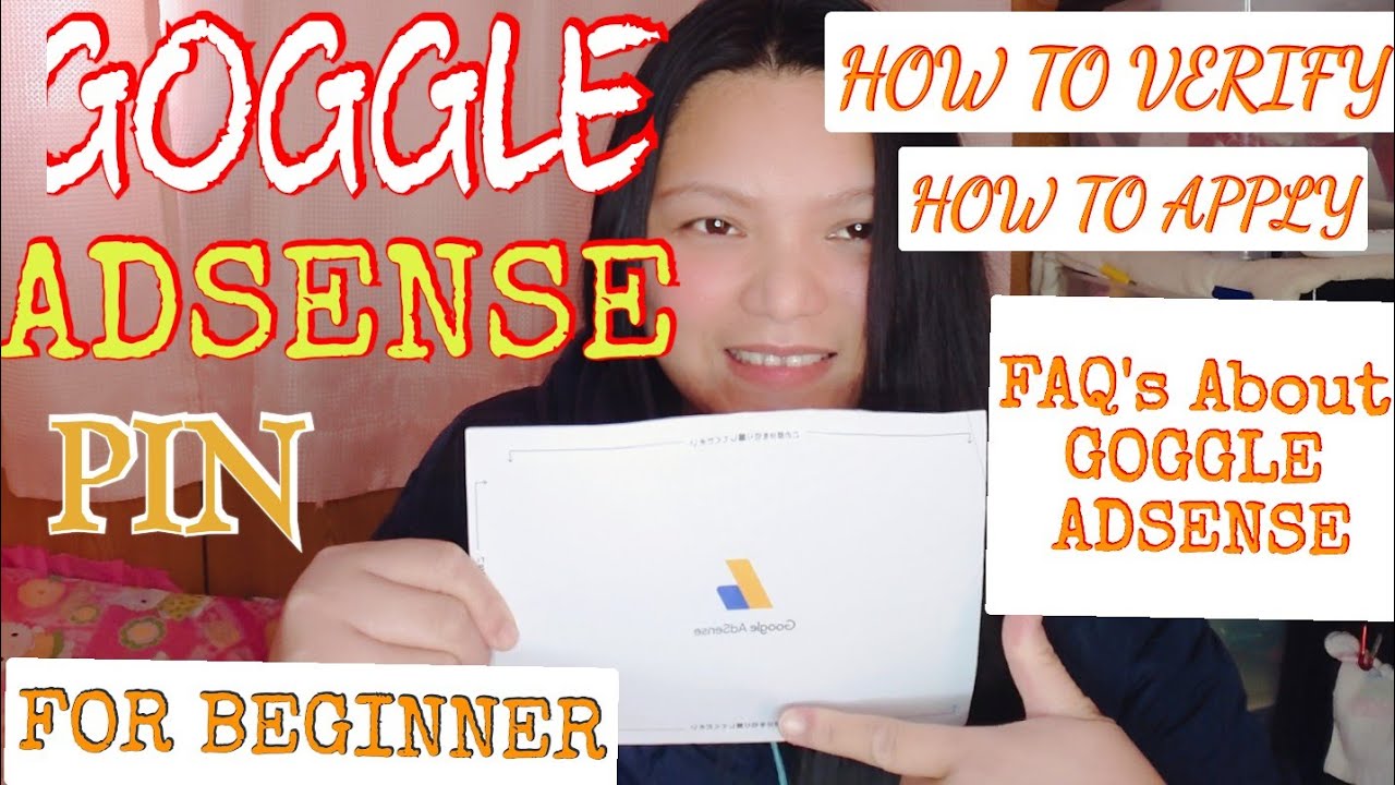 HOW TO VERIFY GOGGLE ADSENSE PIN REQUIREMENTS For Beginners｜FAQ'S