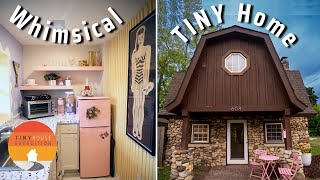 Her adorably renovated Mushroom Tiny House - Barbie meets fairytale