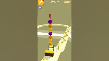 Stack Rider Short Max level 77 #shorts #satisfying #satisfyingvideo #gameplay #games #viral