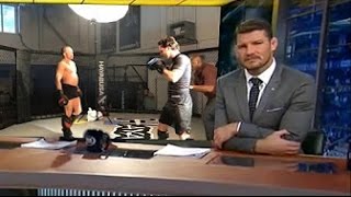Michael Bisping Slams GSP's Belly Looks Like He's Been Impregnated By An Alien,F**k him