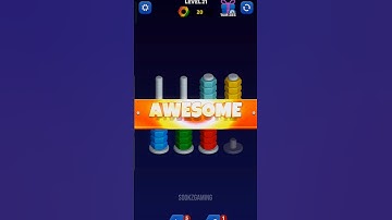 Nut Sort challenge part 18 #challenge #gaming #nutsort #mobilegame #puzzle #shorts