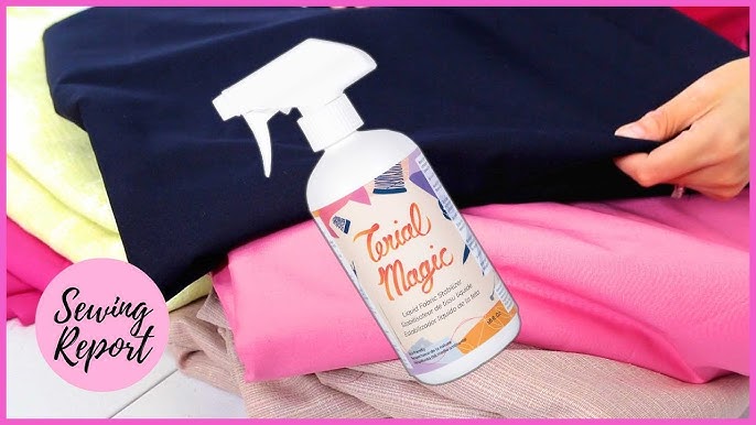 Red Rock Threads - Terial Magic Liquid Stabilizer allows fabrics