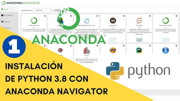 Instalación de Python 3.8 y Jupyter Notebook con Anaconda Navigator en Windows 10