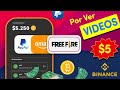 POR-FIN!!🤯 App Que Si PAGA - $5.00 Por Ver VIDEOS 🤩💎GANAR DINERO Viendo VIDEOS de YOUTUBE (paypal)
