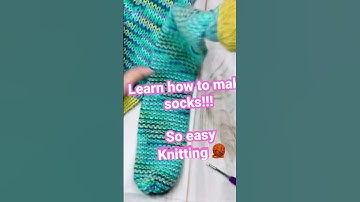 Socks! NO WAY! Knitting 🧶 #youtubeshorts #shorts #knitting @kathiemarie