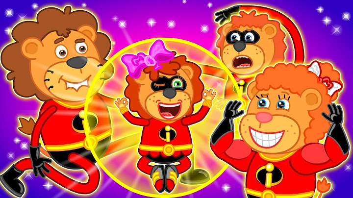 LeonCito | Familia de superhéroes | Dibujos animados | Video Para Niños