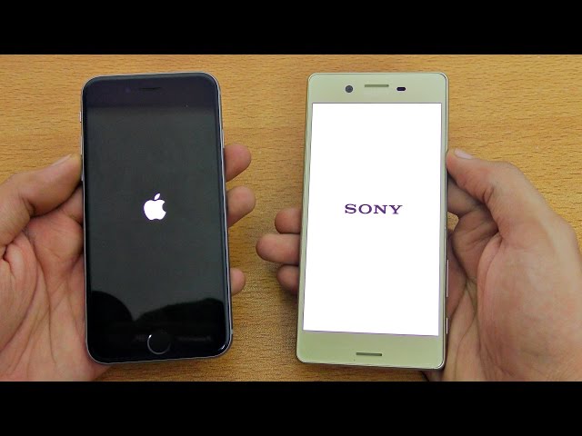 Sony Xperia X vs iPhone 6S - Speed Test! (4K) - YouTube