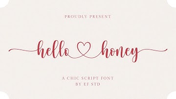 Hello Honey Font | Script Fonts | Free Download Script Font