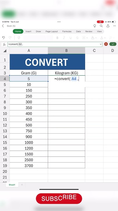 How To Convert Gram Into Kg In Excel excel ytshort YouTube how-to-convert-gram-into-kg-in-excel-excel-ytshort-youtube