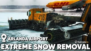 Why Arlanda Airport has never closed (day out with the snow removal team!)