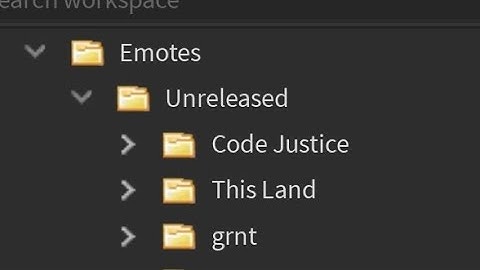 Code Justice unreleased emote - Item Asylum