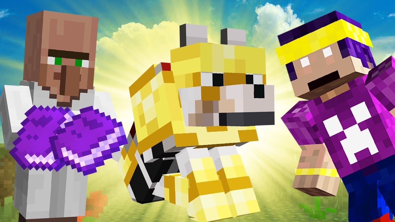 Cum am gasit CAINELE LEGENDAR DE AUR pe Minecraft (+CARTI DE MENDING)