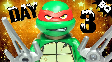 Custom LEGO Ninja Turtles Advent Calendar Day 3 Unboxing - BrickQueen