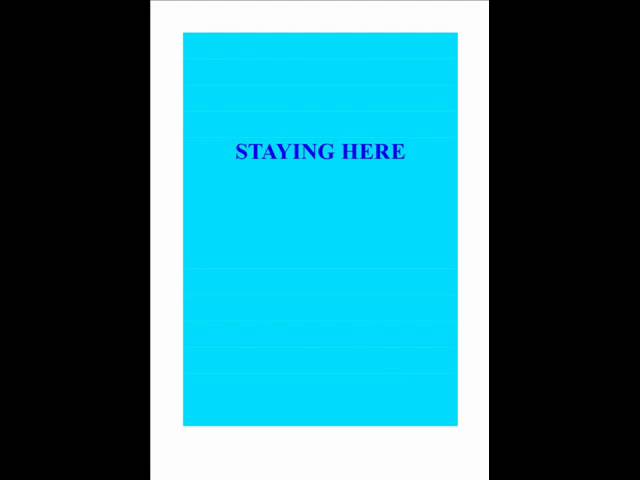Watch STAYING HERE on YouTube