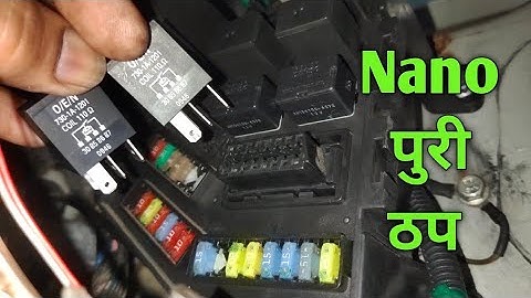 Starting Problem Tata Nano 😍 Main Relay ⚡ Tata Motors ⚡ Mintoo Roadster 😂