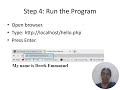 PHP Hello World XAMPP