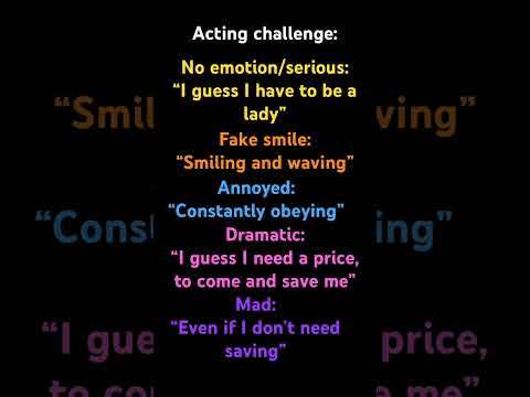 Acting challenge! Tag