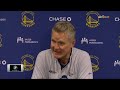 Steve Kerr Postgame Interview | Golden State Warriors lose to Charlotte Hornets 120-113
