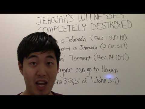 Jehovah's Witnesses Completely Destroyed in Four Verses - Dr. Gene Kim