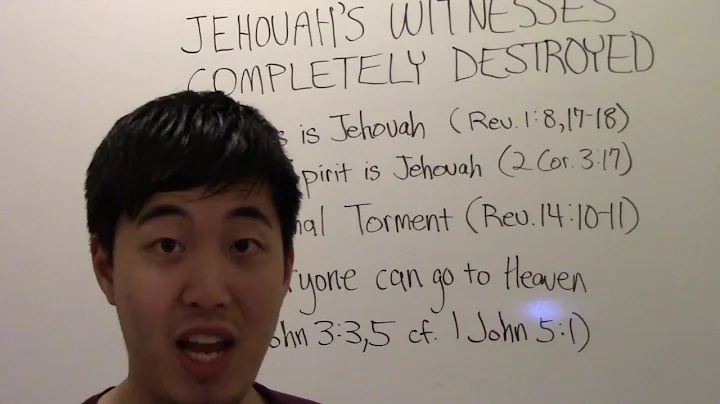 Jehovah's Witnesses Completely Destroyed in Four Verses - Dr. Gene Kim