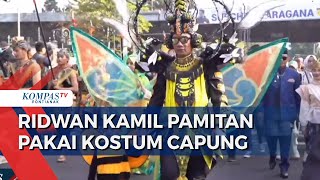 Pakai Kostum Capung, Ridwan Kamil Pamit dari Jabatan Gubernur Jabar ke Warga