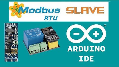 Modbus RTU Slave for ESP8266 ESP32 with Home Assistant control example. 