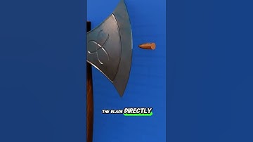 Only 1% Know What Happens When a Bullet Hits an Axe! 😱#viralvideo #viralshorts #facts