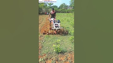Best power tiller for hard soil #farming