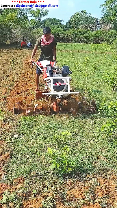 Best power tiller for hard soil #farming