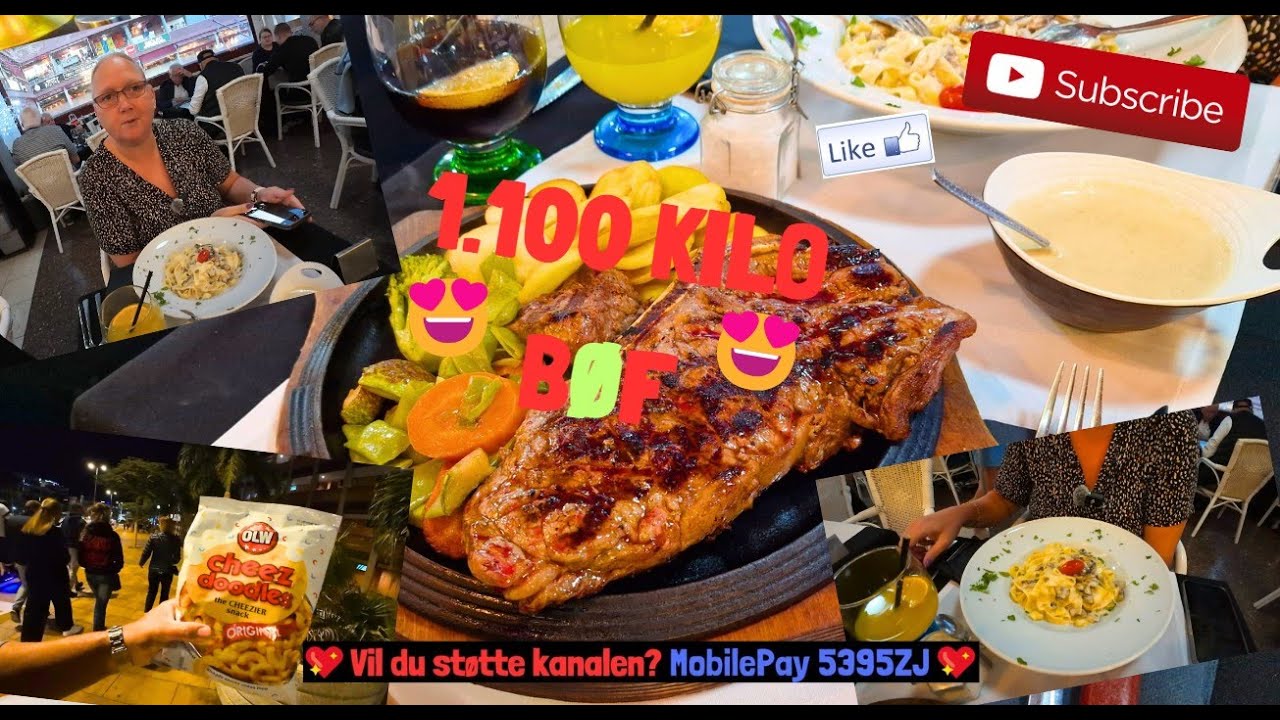 JEG FÅR EN T-BONE STEAK FRA HIMLEN PÅ OVER 1 KILO😍 OG FINDER VERDENS BEDSTE OSTEPOPS😍