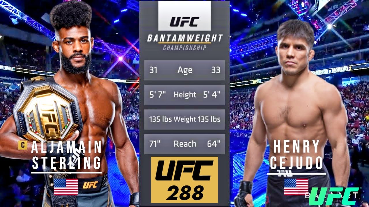 Aljamain Sterling vs Henry Cejudo UFC 288 Bantamweight Championship Bout Full Fight YouTube